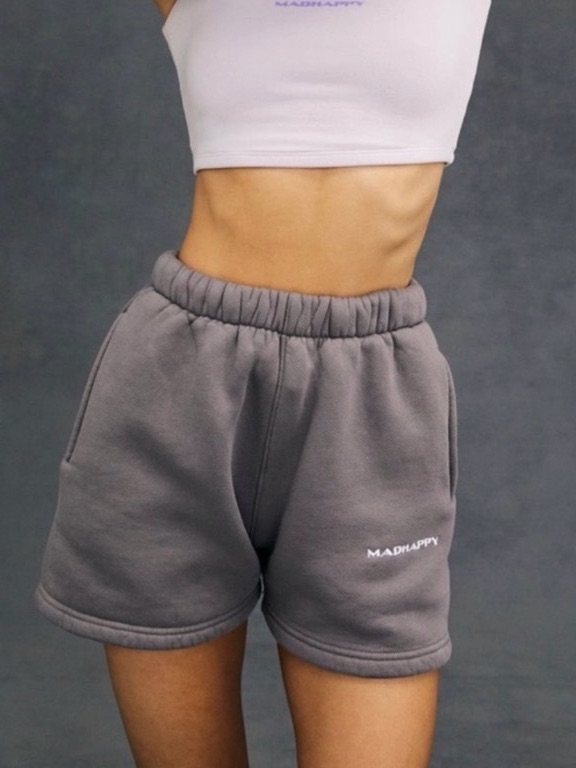 Madhappy Purple Grey Sweat Shorts